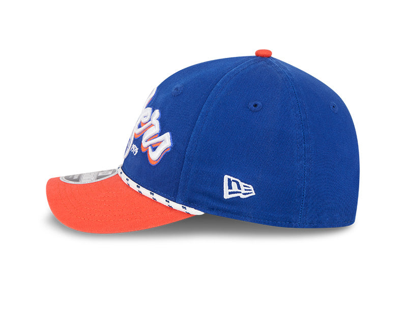 New Era Men's NHL Edmonton Oilers 940MC Team Loyal Cap Blue/Orange

