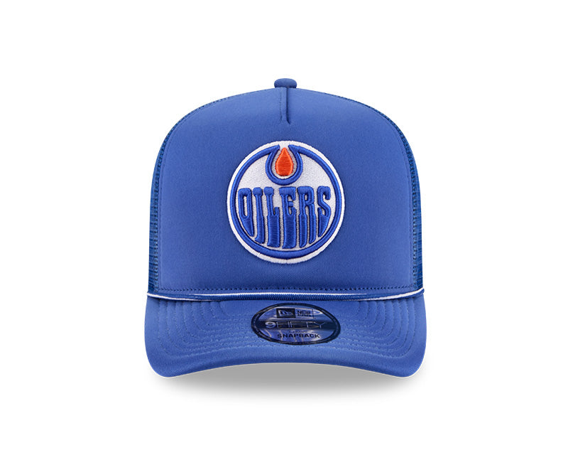 New Era Men's NHL Edmonton Oilers 950 A-Frame Worn Hat