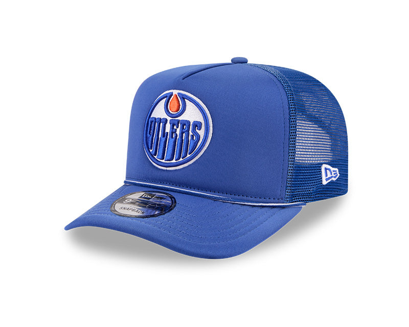 New Era Men's NHL Edmonton Oilers 950 A-Frame Worn Hat