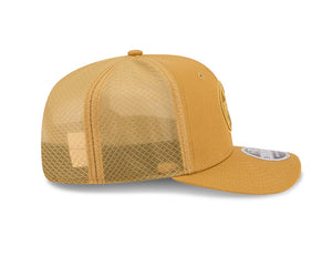 New Era Men's NHL Edmonton Oilers 970SS Color Pack Cap Brown
