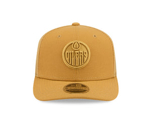 New Era Men's NHL Edmonton Oilers 970SS Color Pack Cap Brown
