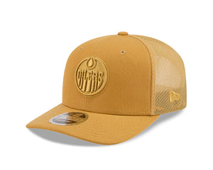 New Era Men's NHL Edmonton Oilers 970SS Color Pack Cap Brown
