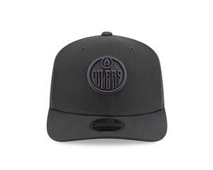New Era Men's NHL Edmonton Oilers 970SS Color Pack Cap Charcoal
