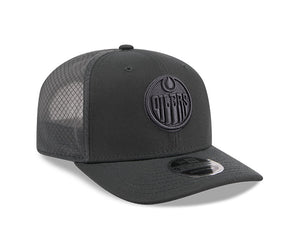 New Era Men's NHL Edmonton Oilers 970SS Color Pack Cap Charcoal
