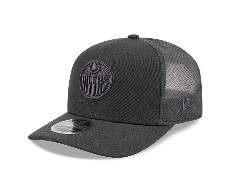 New Era Men's NHL Edmonton Oilers 970SS Color Pack Cap Charcoal
