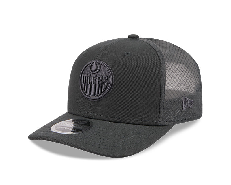 New Era Men's NHL Edmonton Oilers 970SS Color Pack Cap Charcoal
