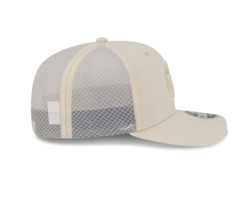 New Era Men's NHL Edmonton Oilers 970SS Color Pack Cap Cream
