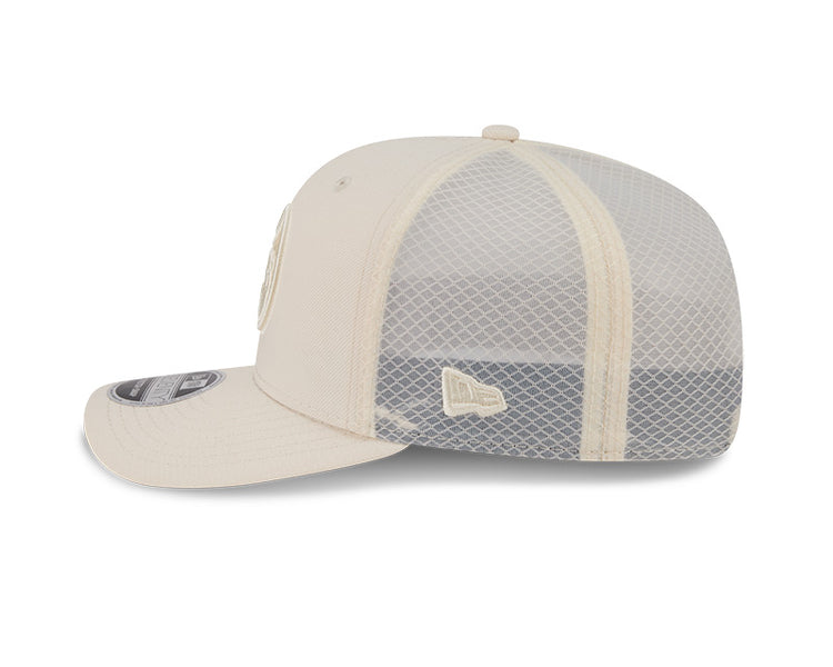 New Era Men's NHL Edmonton Oilers 970SS Color Pack Cap Cream
