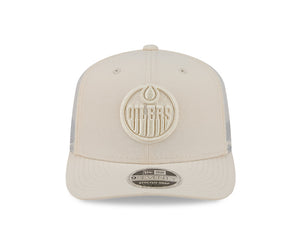 New Era Men's NHL Edmonton Oilers 970SS Color Pack Cap Cream
