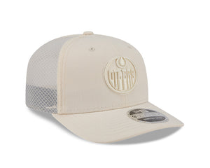New Era Men's NHL Edmonton Oilers 970SS Color Pack Cap Cream
