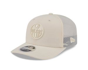 New Era Men's NHL Edmonton Oilers 970SS Color Pack Cap Cream
