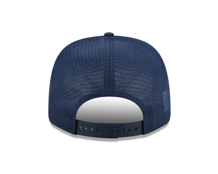 New Era Men's NHL Edmonton Oilers 970SS Color Pack Cap Navy
