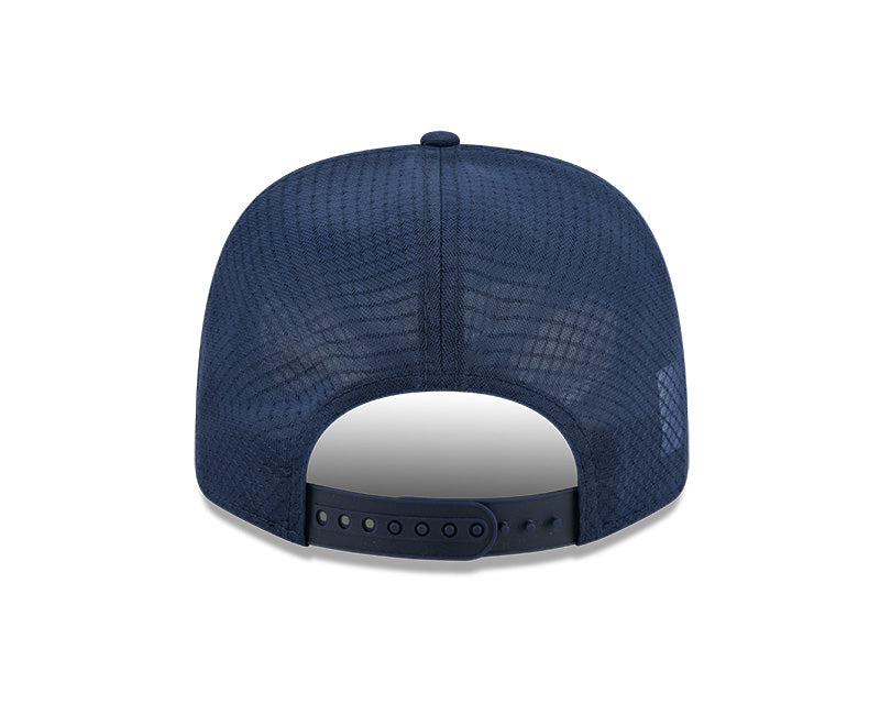 New Era Men's NHL Edmonton Oilers 970SS Color Pack Cap Navy
