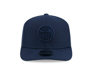New Era Men's NHL Edmonton Oilers 970SS Color Pack Cap Navy
