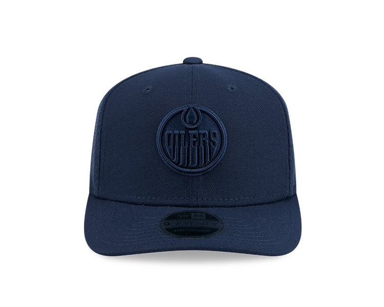 New Era Men's NHL Edmonton Oilers 970SS Color Pack Cap Navy

