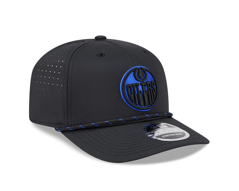 New Era Men's NHL Edmonton Oilers 970SS Sport Cap Black

