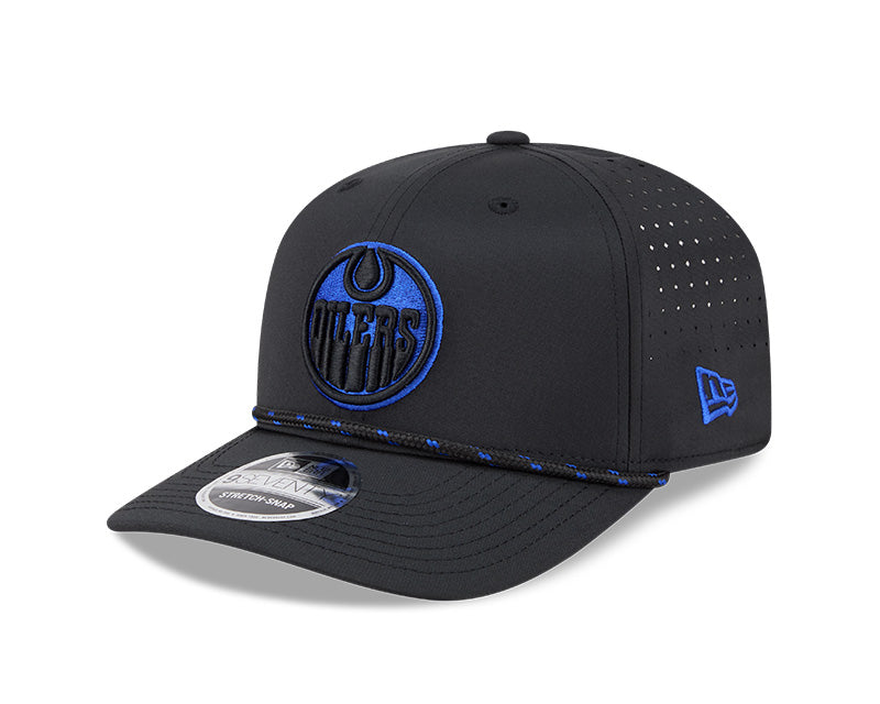 New Era Men's NHL Edmonton Oilers 970SS Sport Cap Black
