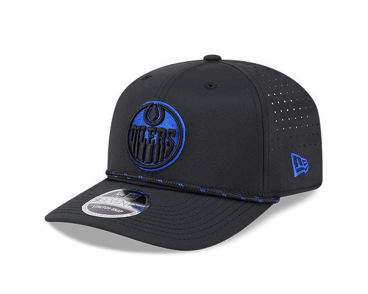 New Era Men's NHL Edmonton Oilers 970SS Sport Cap Black
