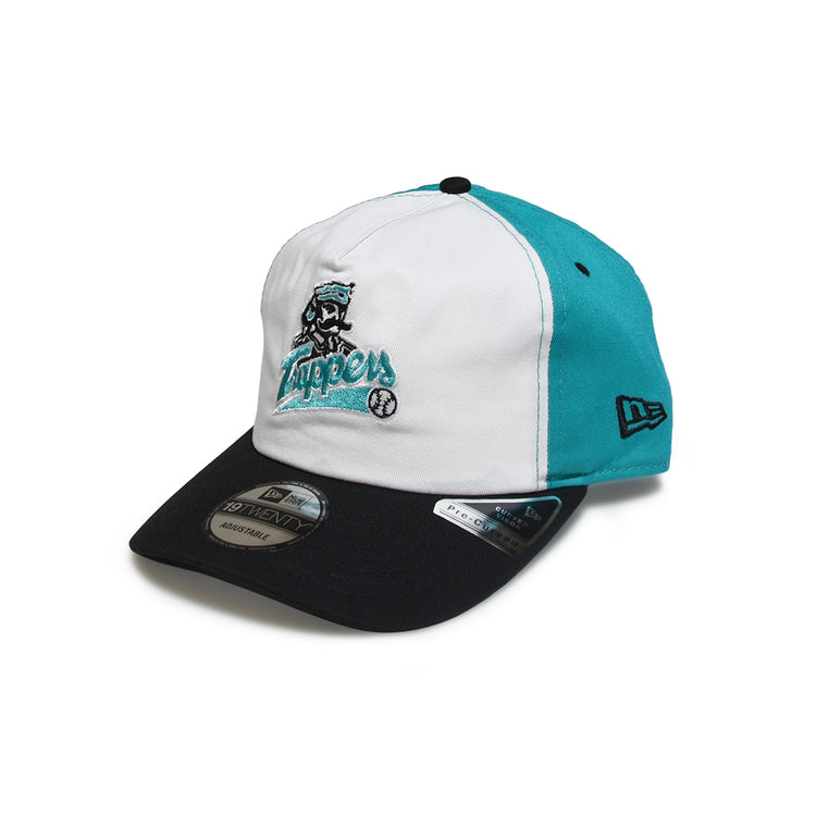 New Era Men's PCL Trappers Custom 950 Golfer Cap Cream/Black/Teal
