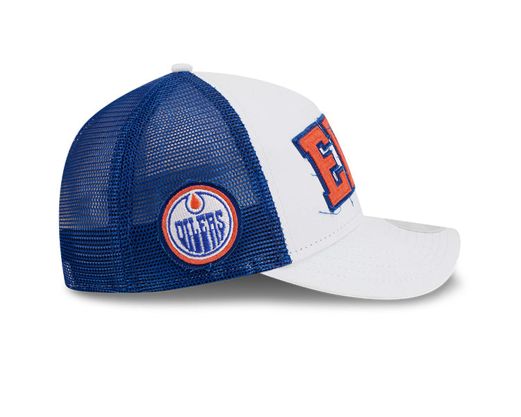New Era Women's NHL Edmonton Oilers 940MC AF Winner Cap White/Blue
