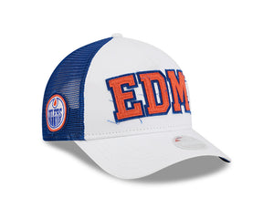 New Era Women's NHL Edmonton Oilers 940MC AF Winner Cap White/Blue
