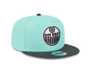 New Era Youth NHL Edmonton Oilers 950 Color Pack Cap Teal/Navy
