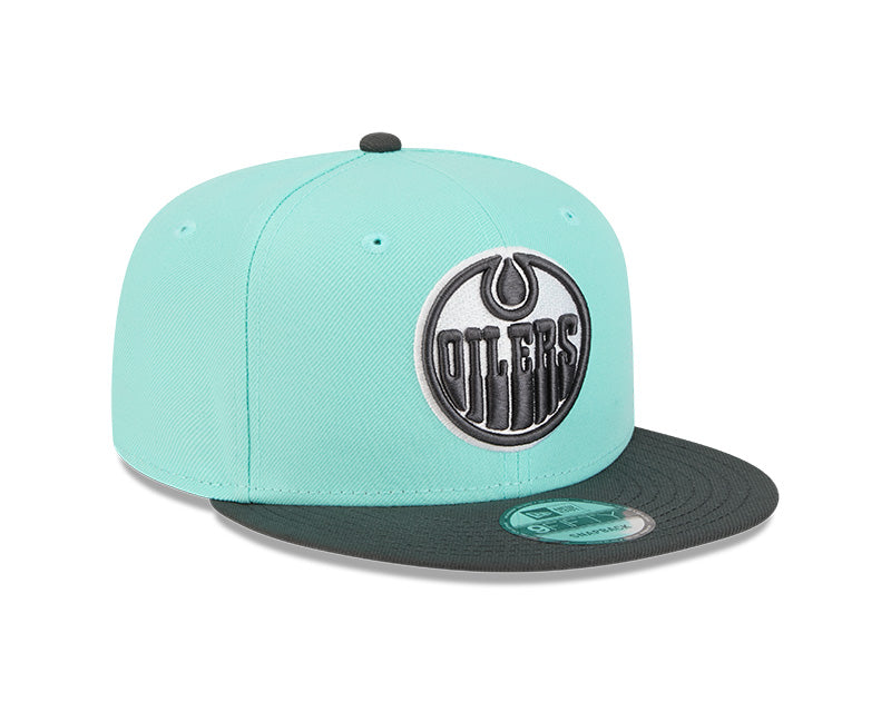 New Era Youth NHL Edmonton Oilers 950 Color Pack Cap Teal/Navy
