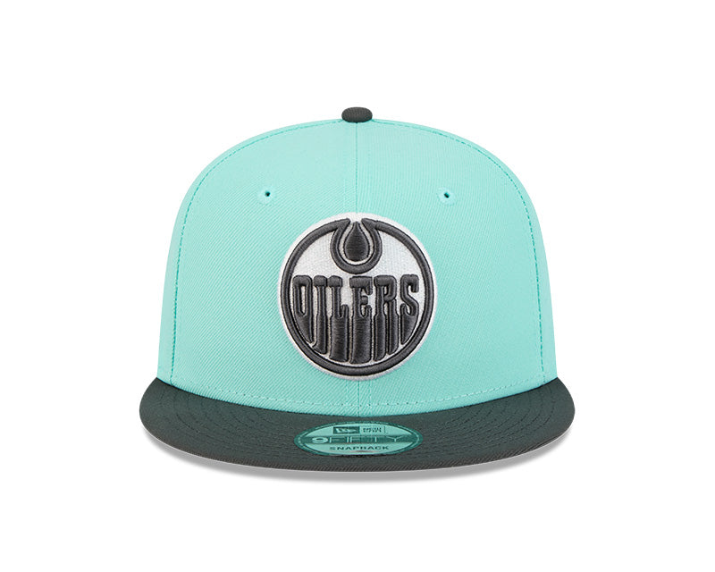 New Era Youth NHL Edmonton Oilers 950 Color Pack Cap Teal/Navy
