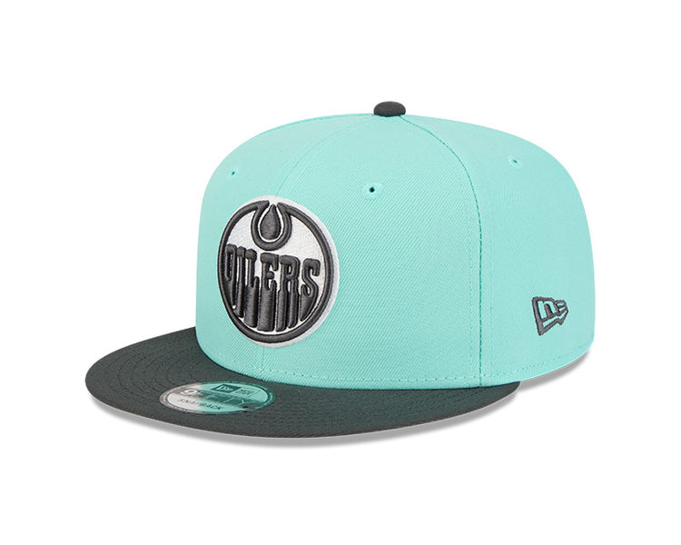 New Era Youth NHL Edmonton Oilers 950 Color Pack Cap Teal/Navy
