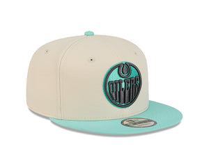 New Era Youth NHL Edmonton Oilers 950 Color Pack Cap White/Teal
