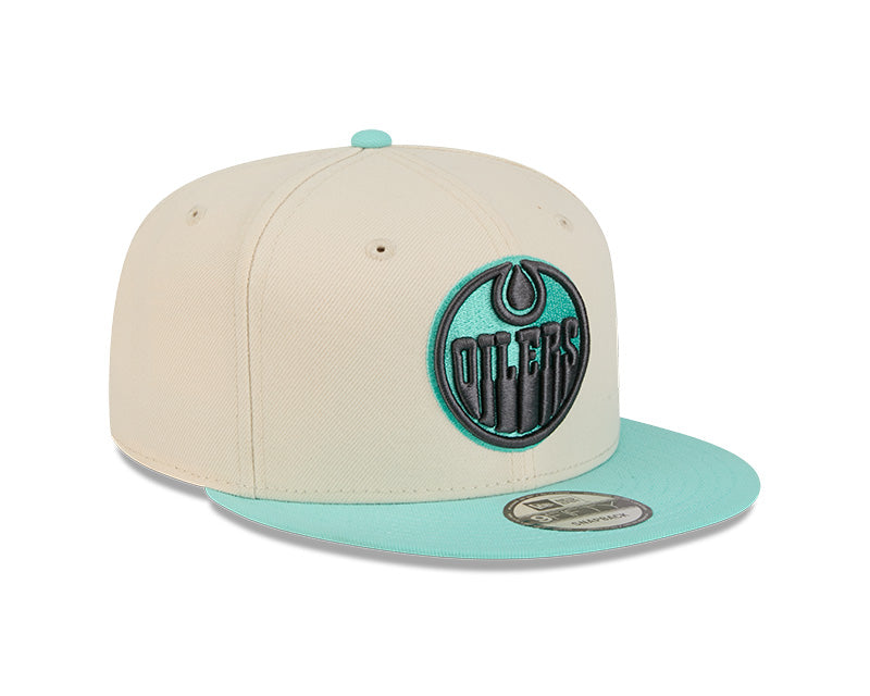 New Era Youth NHL Edmonton Oilers 950 Color Pack Cap White/Teal
