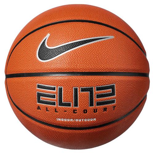 Nike Elite All Court 8P 2.0 Basketball Amber/Black/Metallic Silver/Black
