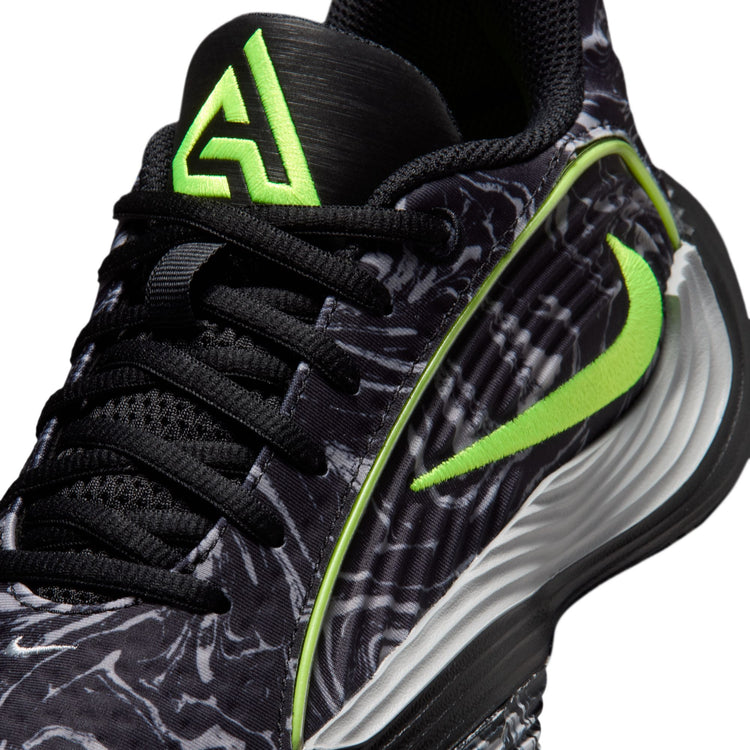 Nike Junior Giannis Immortality 5 Basketball Shoe BLACK/VOLT-LT SMOKE GREY
