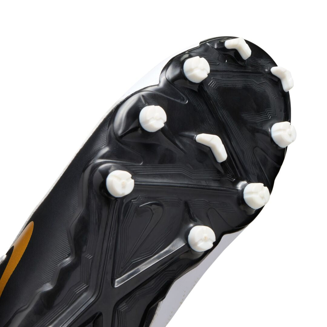 Nike Junior Phantom GX II Academy FG/MG Soccer Cleat White/Black