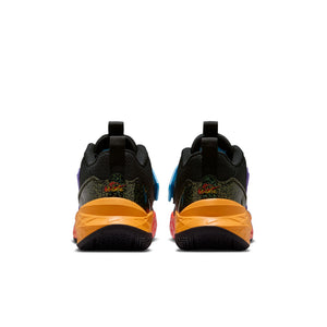 Nike Junior Team Hustle 12 Basketball Shoe BLACK/WHITE-LASER ORANGE-ACTION GRAPE
