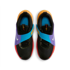 Nike Junior Team Hustle 12 Basketball Shoe BLACK/WHITE-LASER ORANGE-ACTION GRAPE
