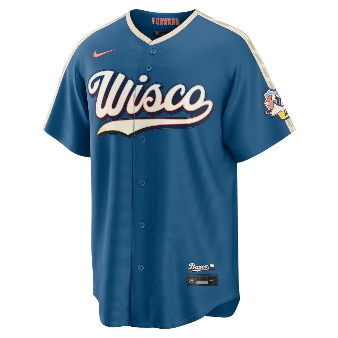 Nike MLB Milwaukee Brewers City Connect Stadium Jersey
