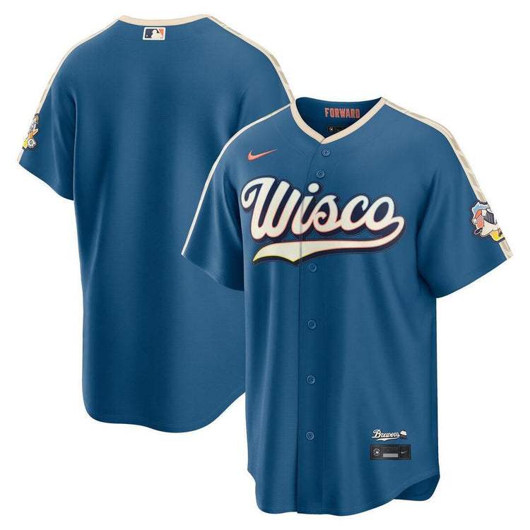 Nike MLB Milwaukee Brewers City Connect Stadium Jersey