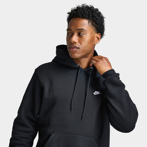 Nike Men's Club Fleece Hoodie Black
