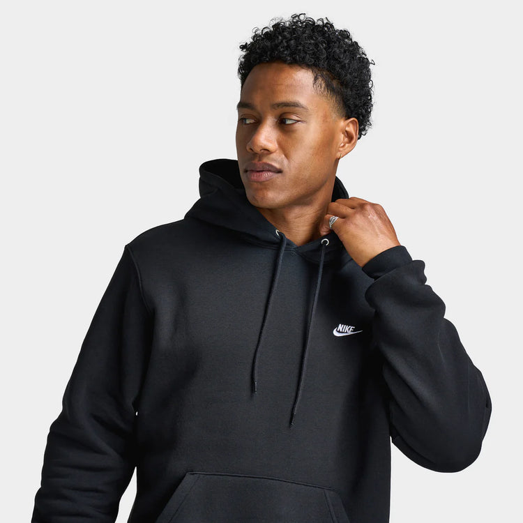 Nike Men's Club Fleece Hoodie Black
