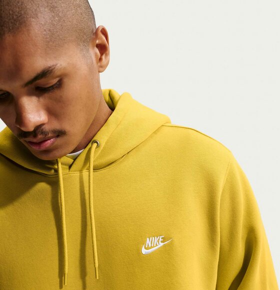 Nike Men's Club Fleece Hoodie Saffron Quartz
