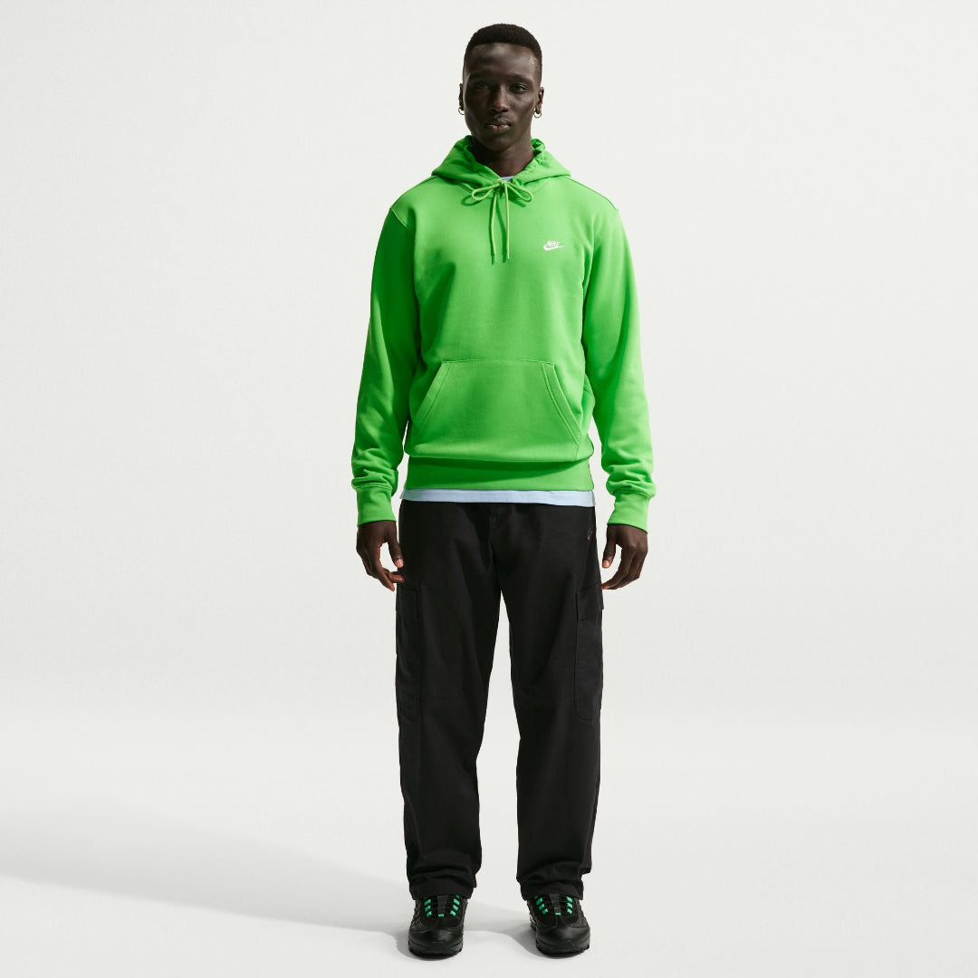 Nike Men's Club Fleece Hoodie mean green