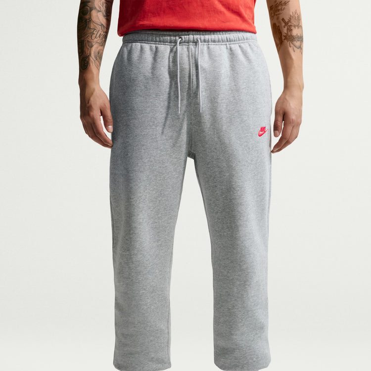 Nike Men's Club Fleece Jogger Pant DK GREY HEATHER/UNIVERSITY RED
