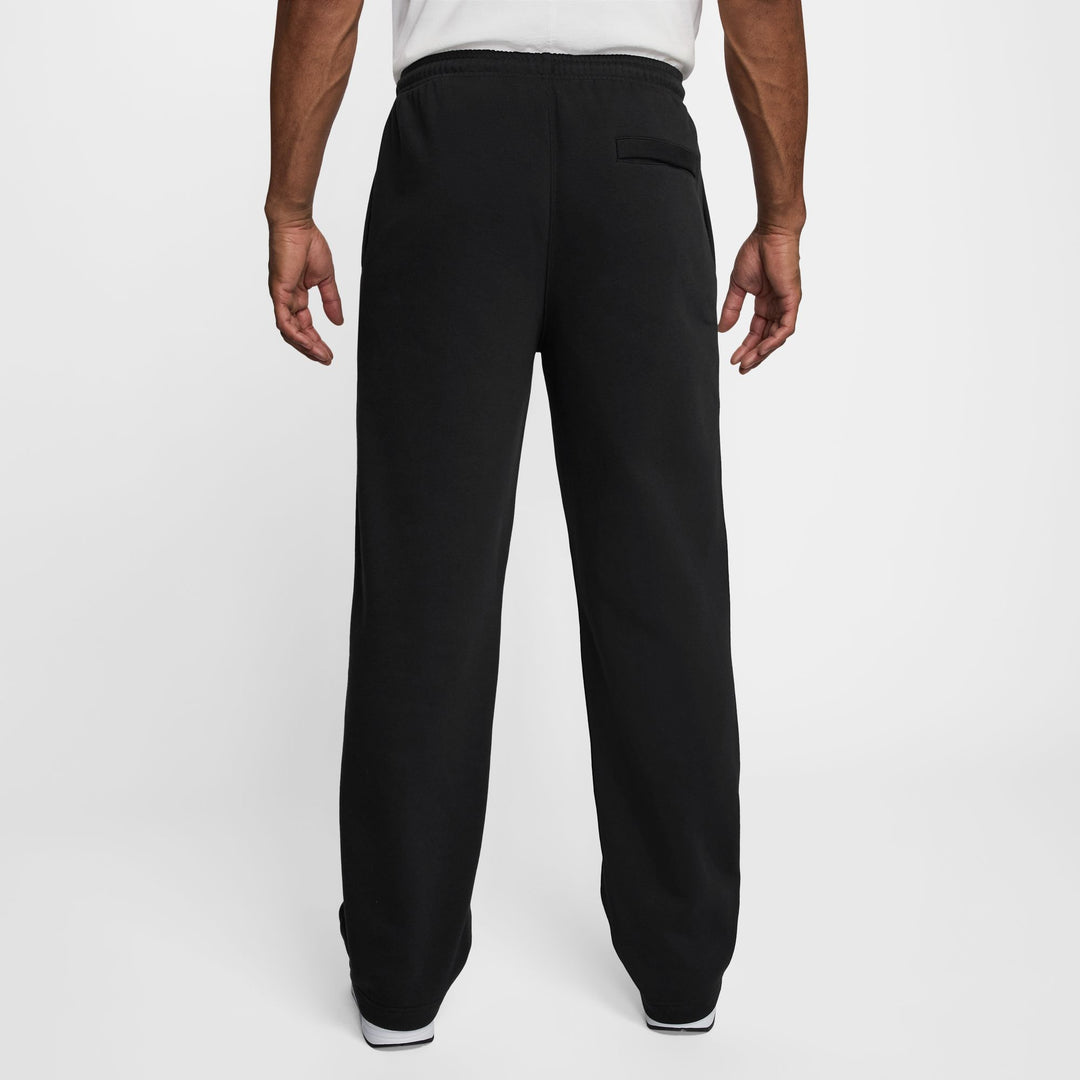Nike Men's Club Open Hem Fleece Pant BLACK/BLACK/FOOTBALL BLUE
