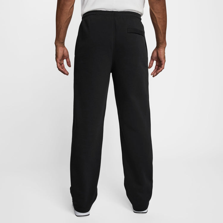 Nike Men's Club Open Hem Fleece Pant BLACK/BLACK/FOOTBALL BLUE
