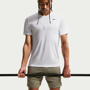 Nike Men's Dri-Fit Flex Training S/S T-Shirt WHITE/BLACK
