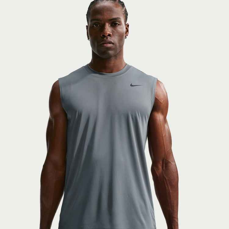 Nike-Men's-Dri-Fit-Flex-Training-Tank-Top-SMOKE-GREY-BLACK
