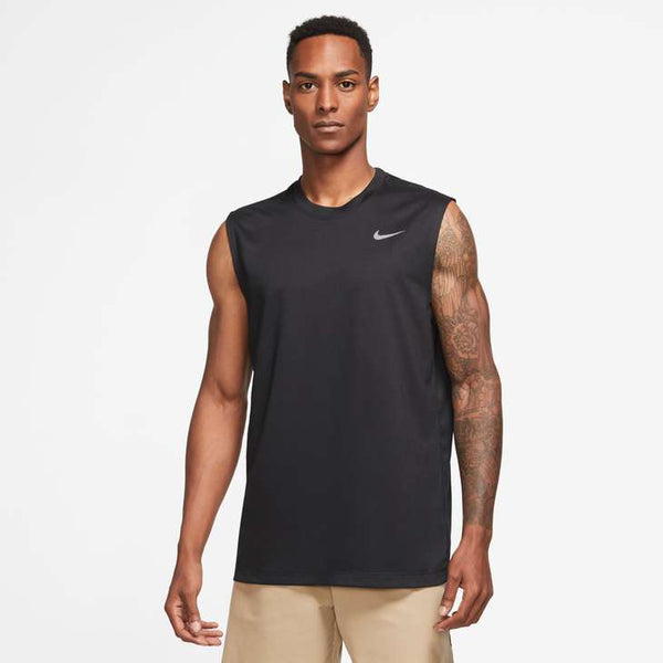 Nike Men s Dri Fit Legend Sleeveless Fitness T Shirt in Black