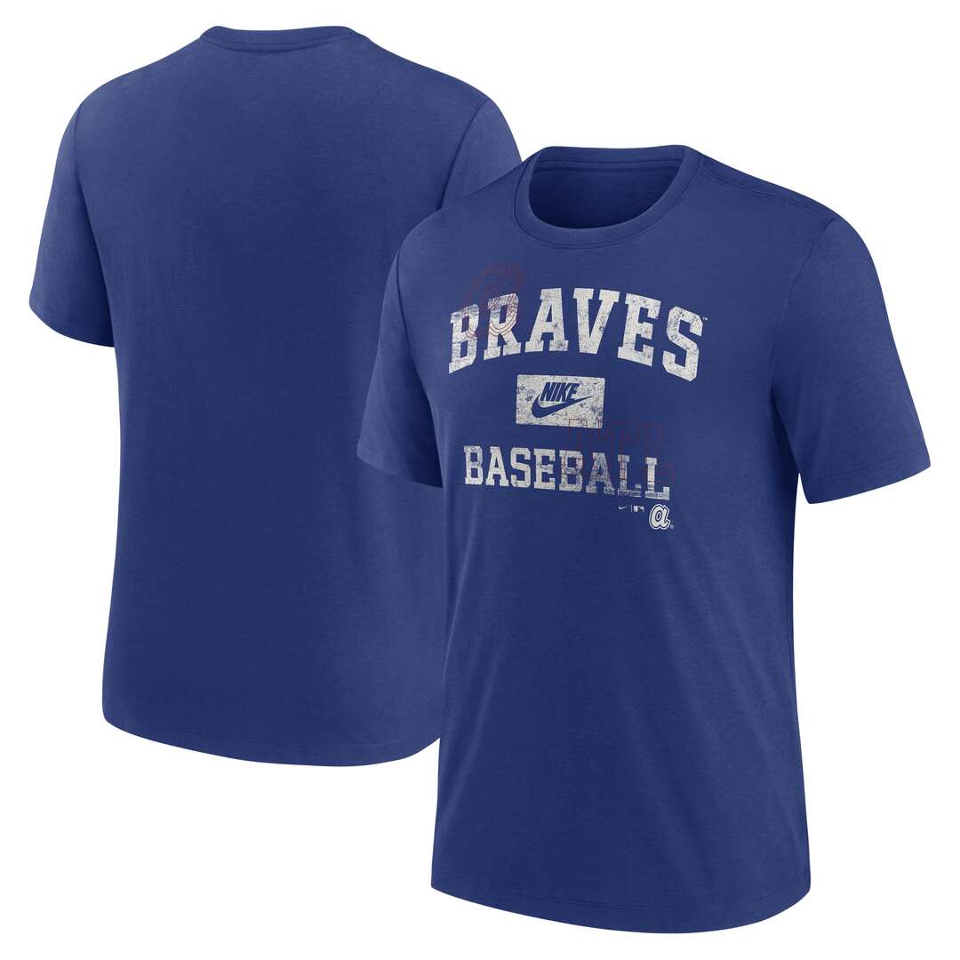 Nike Men's MLB Atlanta Braves Coop Arch Threads T-Shirt