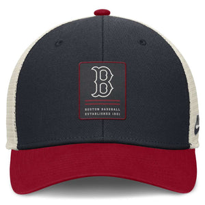 Nike Men's MLB Boston Red Sox Rise ST Adj Coop Trucker Cap